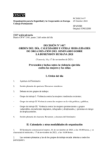 Decisión Nº 1417 del Consejo Permanente
