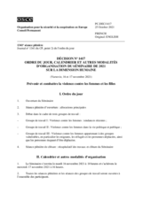 Décision No 1417 du Conseil permanent