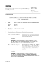 Giornale della 1341a Seduta speciale del Consiglio permanente