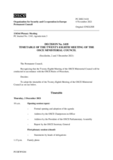 Permanent Council Decision No. 1418