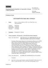 Diario de la 1344ª Sesión plenaria del Consejo Permanente 