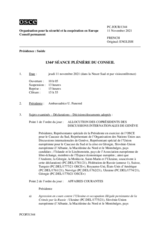 Journal de la 1344ème séance plénière du Conseil