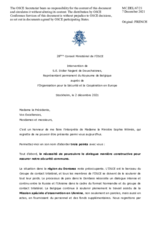 H.E. Mr. Didier Nagant de Deuxchaisnes, Ambassador and Permanent Representative 