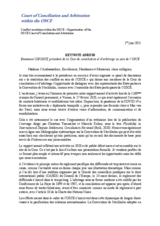 Address by Emmanuel Decaux, President of the Court of Conciliation and Arbitration within the OSCE, at the seminar on ‘Conflict Resolution within the OSCE’