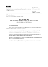 Decisión Nº 1423 del Consejo Permanente