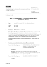 Giornale della 1347a Seduta speciale del Consiglio permanente