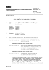 Diario de la 1345ª Sesión plenaria del Consejo Permanente
