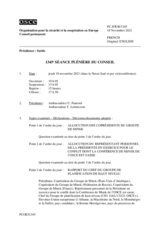 Journal de la 1345ème séance plénière du Conseil