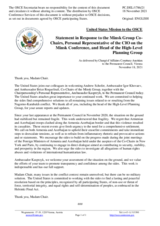 Statement by the Delegation of the United States of America in response to the address by Ambassador B. Roquefeuil, Ambassador I. Khovaev, and Ambassador A. Schofer, to the address by Ambassador A. Kasprzyk, and to the report by Colonel C. Nilsson