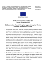 Statement by the French EU Presidency on Russia’s ongoing aggression against Ukraine and illegal occupation of Crimea