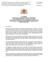 Statement by the Delegation of Georgia on the Russian Federation’s ongoing aggression against Ukraine