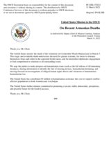 Statement by the Delegation of the United States of America on the follow-up to the high-level meetings of 14 December 2021 and 4 February 2022