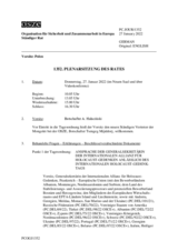 Journal der 1352. Plenarsitzung des Ständigen Rates 