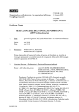 Giornale della 1350a Seduta speciale del Consiglio permanente