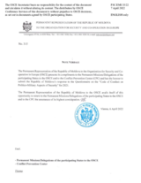 Response by the Delegation of Moldova to the Questionnaire on the Code of Conduct on Politico-Military Aspects of Security
