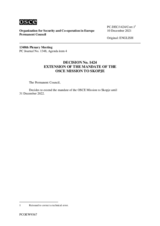 Permanent Council Decision No. 1424