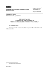 Permanent Council Decision No. 1428