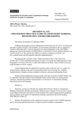 Forum for Security Co-operation Decision No. 1/22