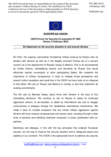 Statement by the French EU Presidency on the situation in and around Ukraine