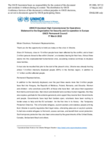 Statement by the UNHCR Assistant High Commissioner for Operations