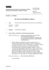 Journal de la 997ème séance plénière du Forum