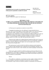 Décision No 8/21 du Forum pour la coopération en matière de sécurité