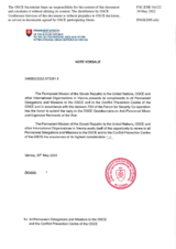 Response by the Delegation of Slovakia to the Questionnaire on Anti-Personnel Mines and Explosive Remnants of War