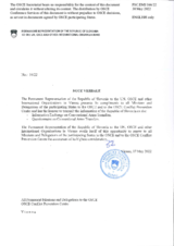 Response by the Delegation of Slovenia to the Questionnaire on Participating States’ Policy and/or National Practices and Procedures for the Export of Conventional Arms and Related Technology