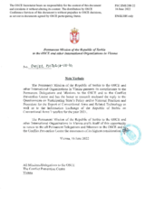 Response by the Delegation of Serbia to the Questionnaire on Participating States’ Policy and/or National Practices and Procedures for the Export of Conventional Arms and Related Technology