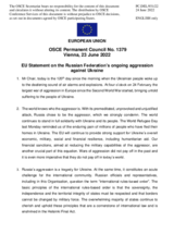 Statement by the French EU Presidency on the Russian Federation’s ongoing aggression against Ukraine