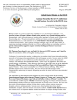 Statement by Mr. Christopher Robinson, Deputy Assistant Secretary for European and Eurasian Affairs