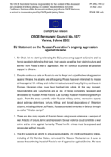 Statement by the French EU Presidency on the Russian Federation’s ongoing aggression against Ukraine