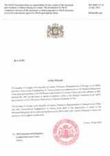 Response by the Delegation of Georgia to the Questionnaire on Anti-Personnel Mines and Explosive Remnants of War