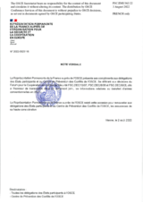 Information Exchange by the Delegation of France on Conventional Arms Transfer