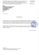Response by the Delegation of France to the Questionnaire on Participating States’ Policy and/or National Practices and Procedures for the Export of Conventional Arms and Related Technology