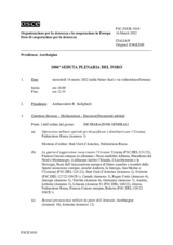 Giornale della 1004a Seduta plenaria del Foro di cooperazione per la sicurezza