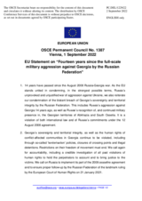 Statement by the Czech EU Presidency on 14 years since the full-scale military aggression against Georgia by the Russian Federation