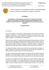 Statement by the Delegation of Armenia on the situation in the South Caucasus