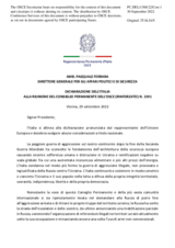 Amb. Pasquale Ferrara, Direttore generale per gli affari politici e di sicurezza