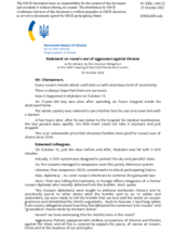 Statement by the Delegation of Ukraine on the Russian Federation’s ongoing aggression against Ukraine