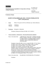 Diario de la 1385ª Sesión extraordinaria del Consejo Permanente