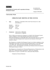 Journal of the 1389th Plenary Meeting of the Permanent Council
