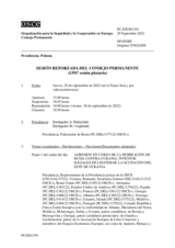 Diario de la 1391ª Sesión reforzada del Consejo Permanente