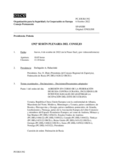 Diario de la 1392ª Sesión plenaria del Consejo Permanente 