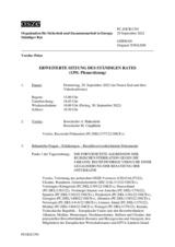 Journal der 1391. Erweiterte Sitzung des Ständigen Rates