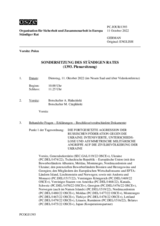 Journal der 1393. Sondersitzung des Ständigen Rates