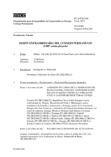 Diario de la 1380ª Sesión extraordinaria del Consejo Permanente