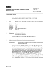 Journal of the 1381st Plenary Meeting of the Permanent Council