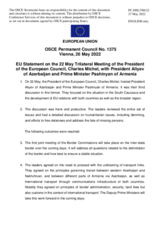 Statement by the French EU Presidency on the trilateral meeting of the President of the EC, H.E. Mr. C. Michel, with the President of Azerbaijan, H.E. Mr. I. Aliyev, and the Prime Minister of Armenia, H.E. Mr. N. Pashinyan, held in Brussels on 22 May 2022