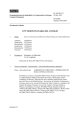 Diario de la 1375ª Sesión plenaria del Consejo Permanente 